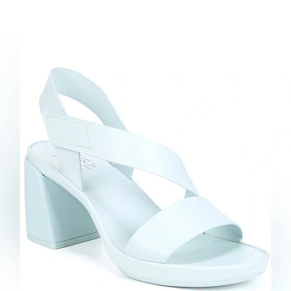 Naturalizer Genn-Skip Leather Sling Dress Sandals - Picture 1 of 8